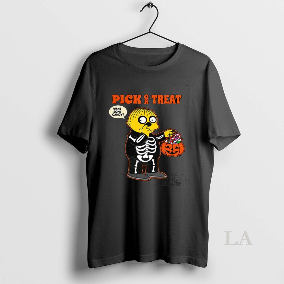 Original Pick Or Treat Want Some Candy Cartoon Halloween T-Shirts, Hoodie, Sweatshirt | InkRitualCo.com