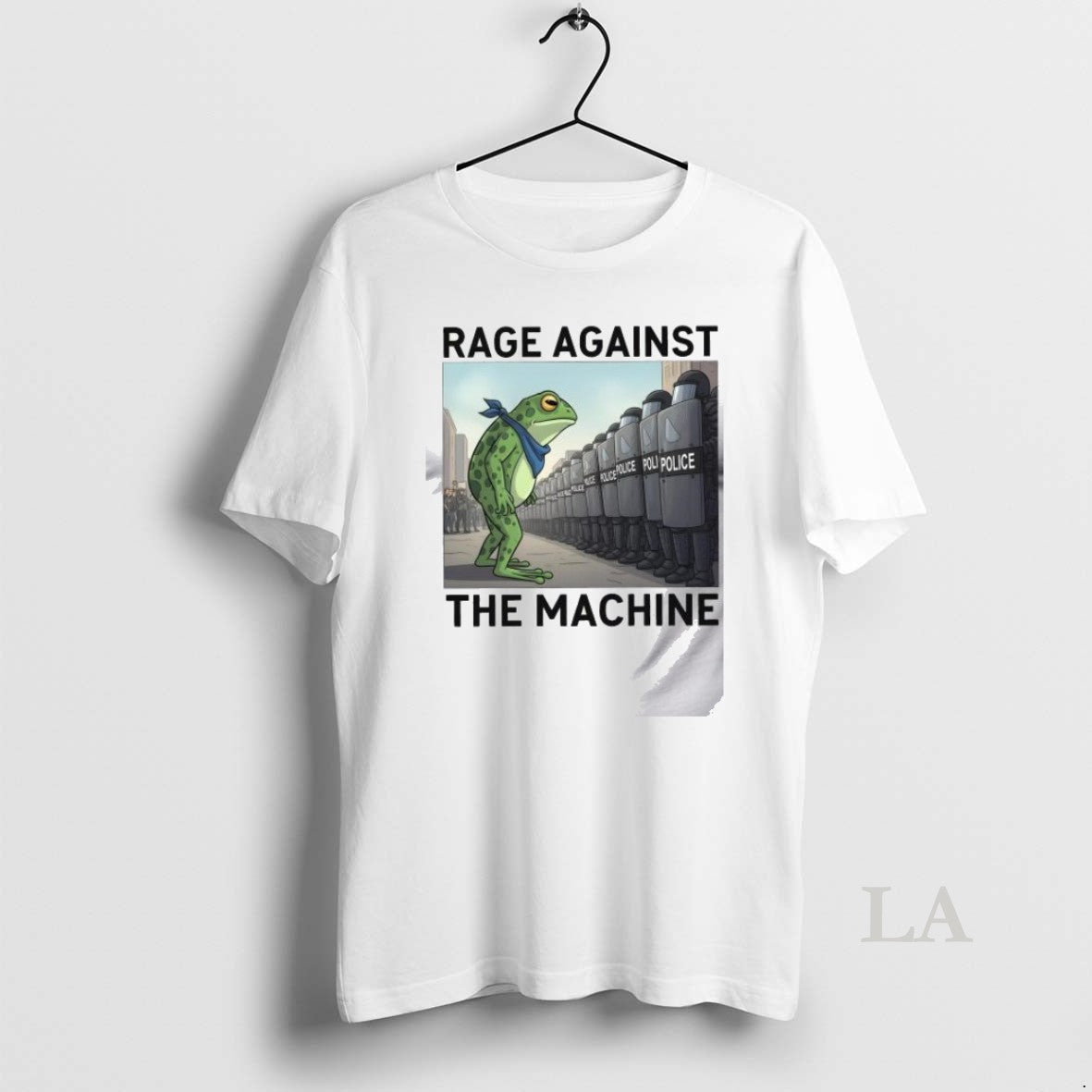 Original Portland Frog Rage Against The Machine Police T Men T-Shirts, Hoodie, Sweatshirt | InkRitualCo.com