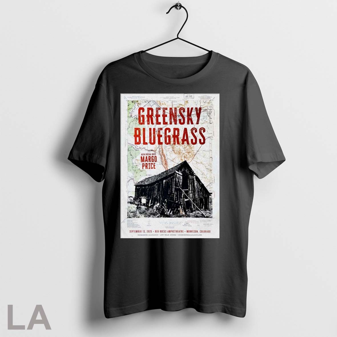 Original Poster Greensky Bluegrass September 13 2025 Red Rocks Amphitheatre In Morrison Co T-Shirts, Hoodie, Sweatshirt