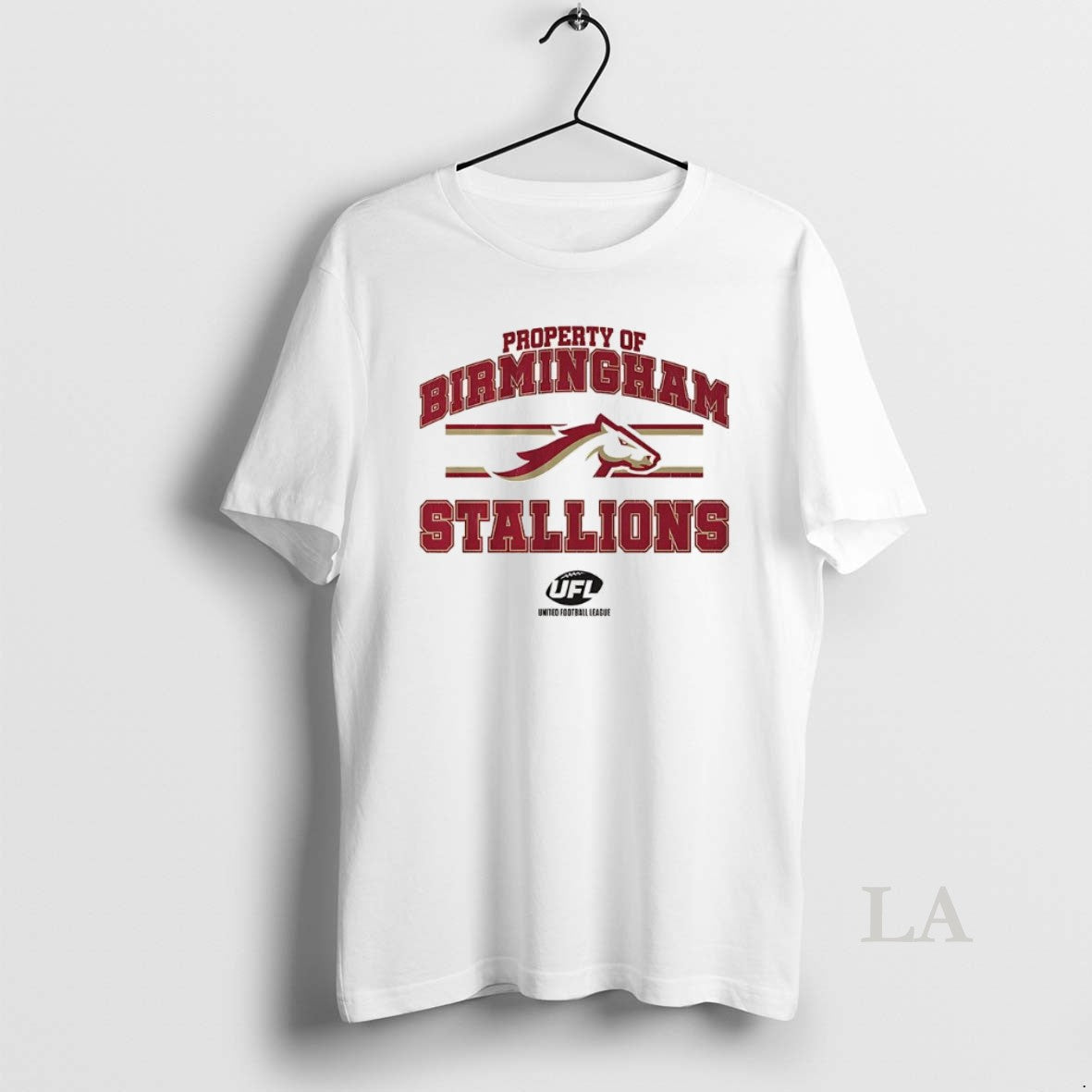 Original Property Of Birmingham Stallions Ufl Logo Striped T-Shirts, Hoodie, Sweatshirt | InkRitualCo.com