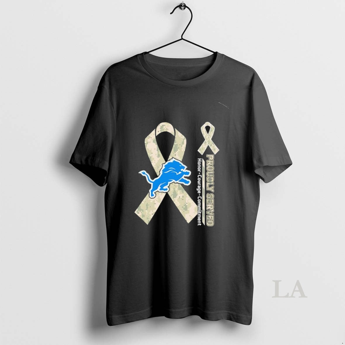 Original Proudly Served Honor Courage Commitment Detroit Lions Football T-Shirts, Hoodie, Sweatshirt | InkRitualCo.com