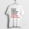 Original Race Week Formula 1 Weekly Schedule T-Shirts, Hoodie, Sweatshirt | InkRitualCo.com