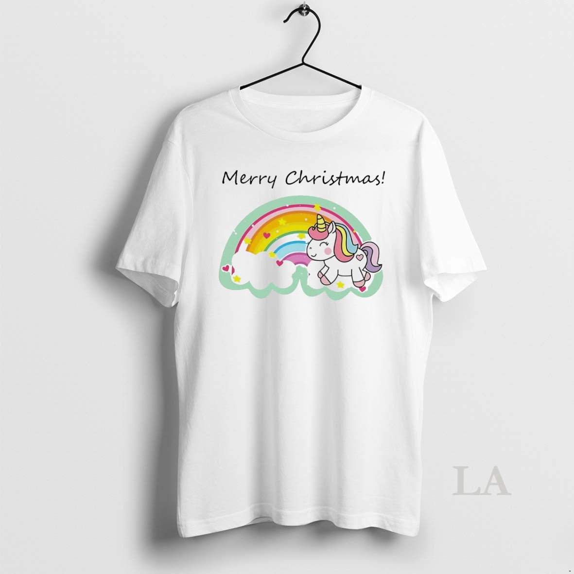 Original Rainbow Unicorn Merry Christmas Cloud Magic White T-Shirts, Hoodie, Sweatshirt | InkRitualCo.com