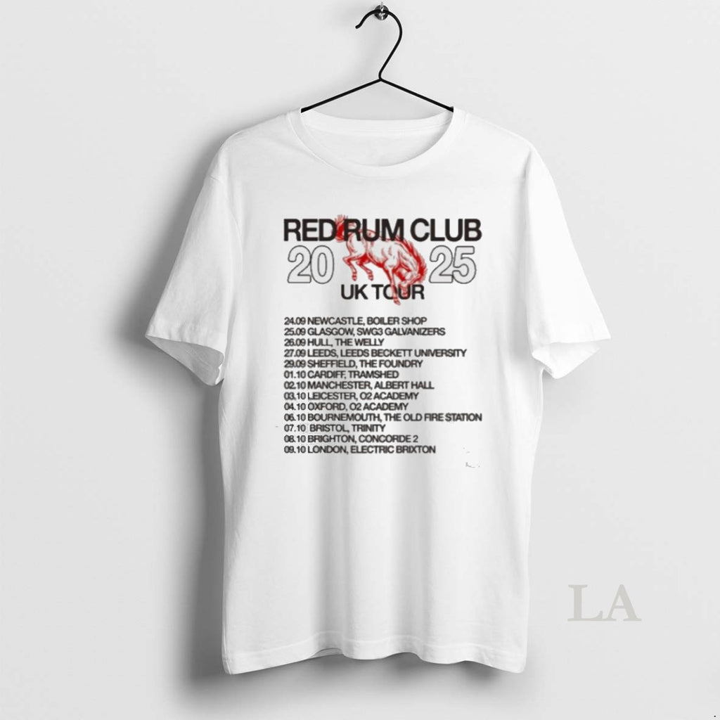 Original Red Rum Club 2025 Tour Uk Buck T-Shirts, Hoodie, Sweatshirt | InkRitualCo.com