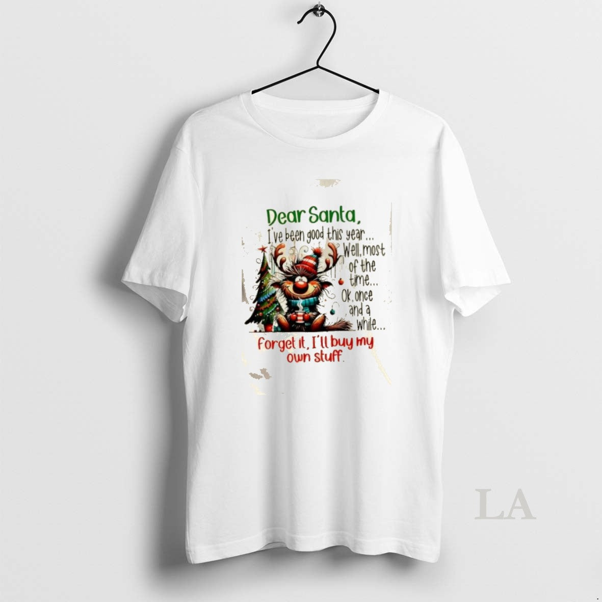 Original Reindeer Dear Santa Ive Been Good This Year Well Most Of The Time Ok T-Shirts, Hoodie, Sweatshirt | InkRitualCo.com