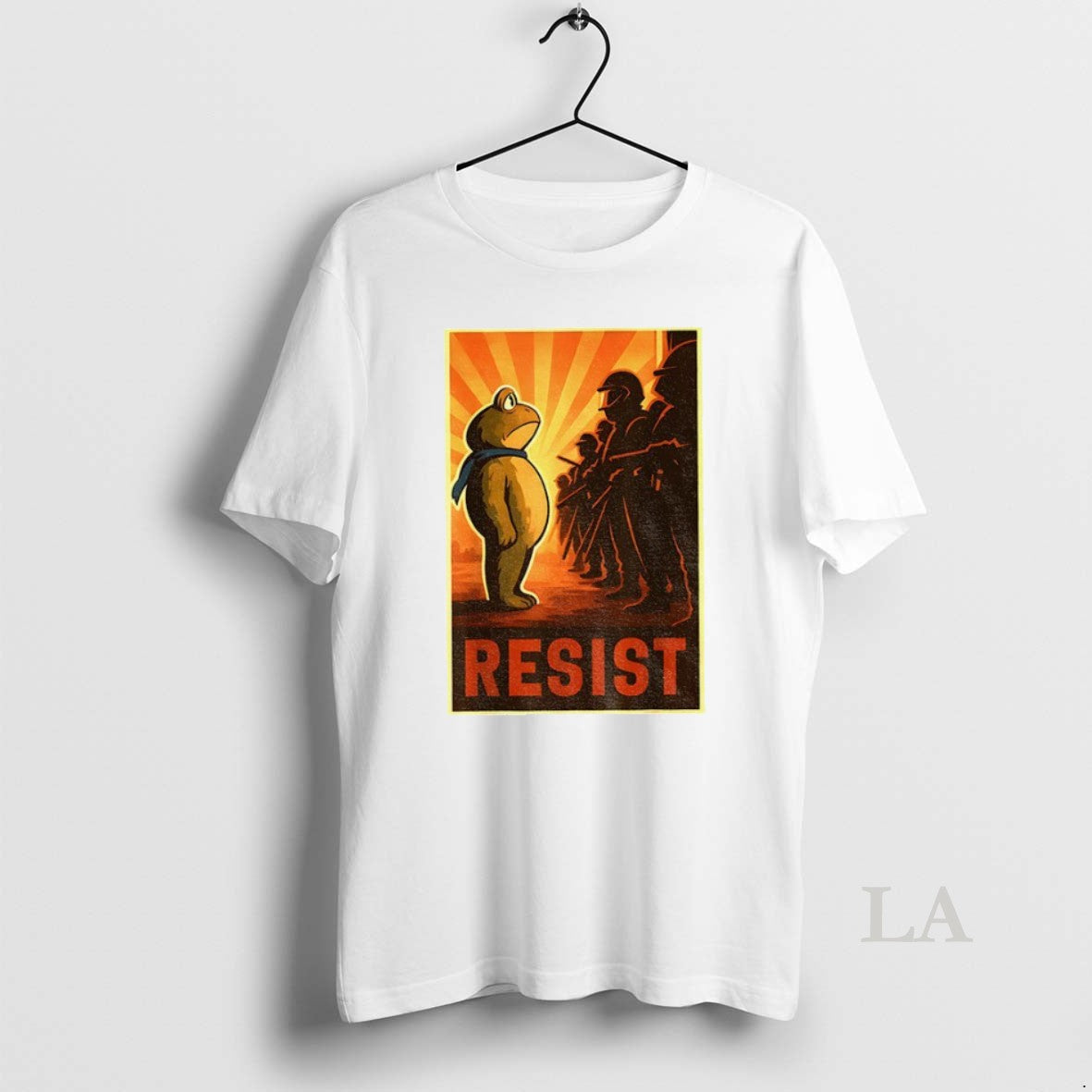 Original Resist Portland Frog Protest Anti Fascism Fuck Ice No Kings Day Vintage T-Shirts, Hoodie, Sweatshirt