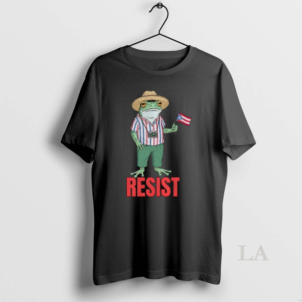 Original Resist Portland Frog Protest Bad Bunny Frog Puerto Rico Flag T-Shirts, Hoodie, Sweatshirt | InkRitualCo.com