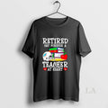 Original Retired But Forever A Teacher At Heart Miami Dolphins Football T-Shirts, Hoodie, Sweatshirt | InkRitualCo.com