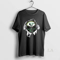 Original Ripped From The Chest Skull Deep Green Bay Packers Till The Grave T-Shirts, Hoodie, Sweatshirt | InkRitualCo.com