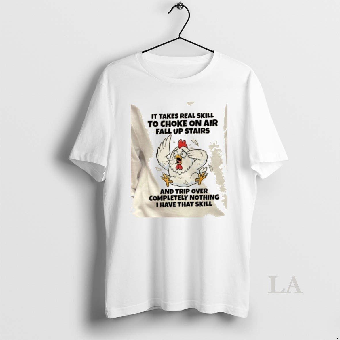 Original Rooster It Takes Real Skill To Choke On Air Fall Up Stairs And Trip T-Shirts, Hoodie, Sweatshirt | InkRitualCo.com