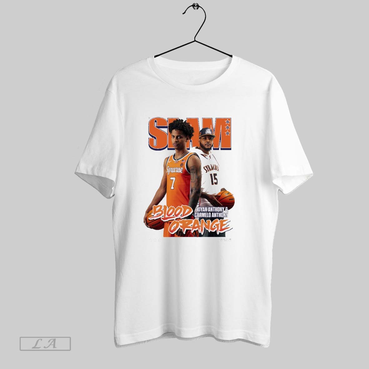 Original Slam 258 Blood Orange Kiyan Anthony And Carmelo Anthony Syracuse Orange Graphic T-Shirts, Hoodie, Sweatshirt