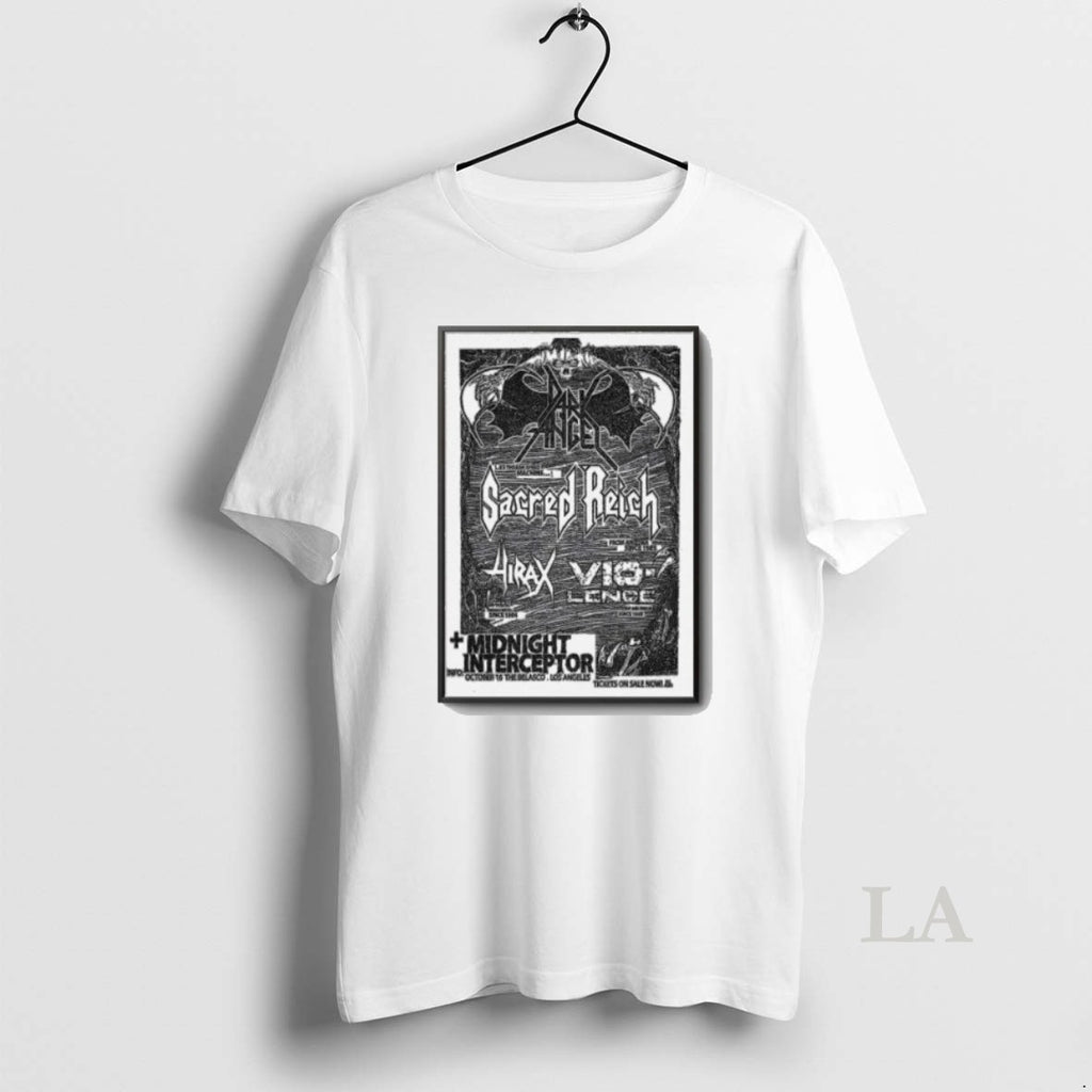 Original Sacred Reich Oct 16 2025 The Belasco In Los Angeles Ca T-Shirts, Hoodie, Sweatshirt | InkRitualCo.com