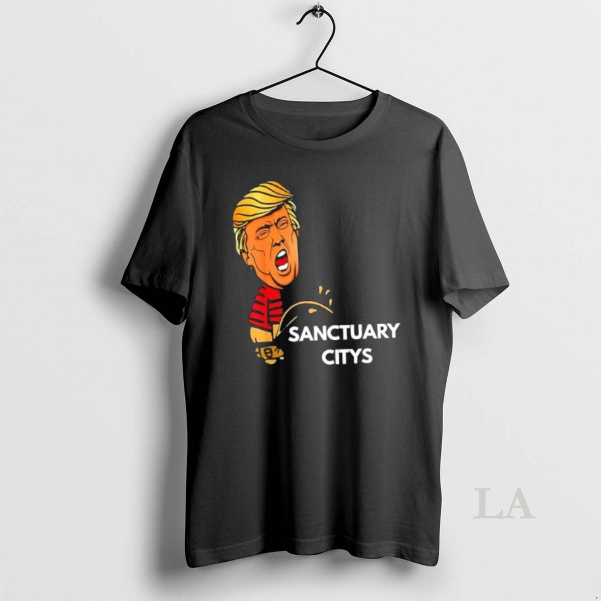Original Sanctuary City Opponent Patriotic Law Enforcement Trump Piss On T-Shirts, Hoodie, Sweatshirt | InkRitualCo.com