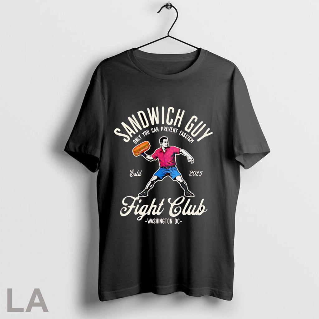 Original Sandwich Guy Only You Can Prevent Fascism Fight Club T-Shirts, Hoodie, Sweatshirt | InkRitualCo.com
