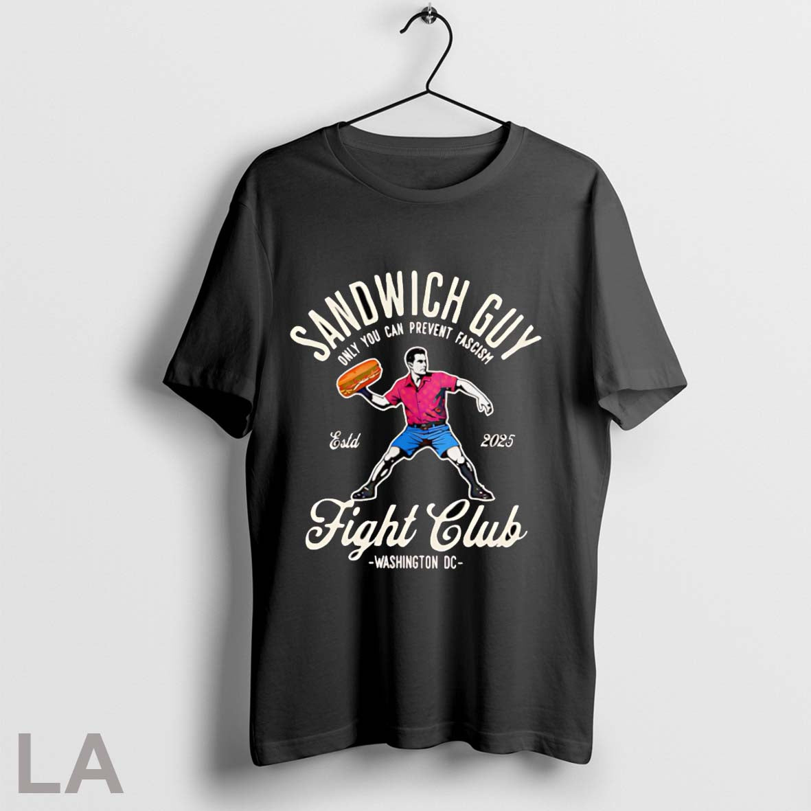 Original Sandwich Guy Only You Can Prevent Fascism Fight Club T-Shirts, Hoodie, Sweatshirt | InkRitualCo.com