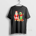 Original Santa Claus And The Grinch In The Style Of Beavis And Butt Head T-Shirts, Hoodie, Sweatshirt | InkRitualCo.com