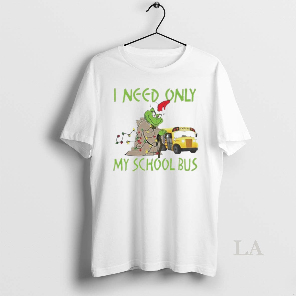 Original Santa Grinch I Need Only My School Bus Christmas White T-Shirts, Hoodie, Sweatshirt | InkRitualCo.com