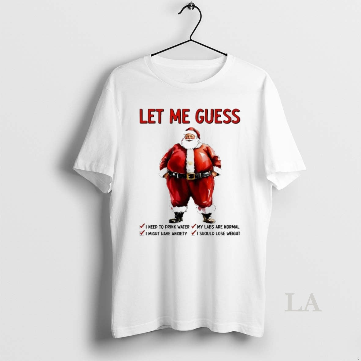 Original Santa Let Me Guess I Need To Drink Water Christmas T-Shirts, Hoodie, Sweatshirt | InkRitualCo.com