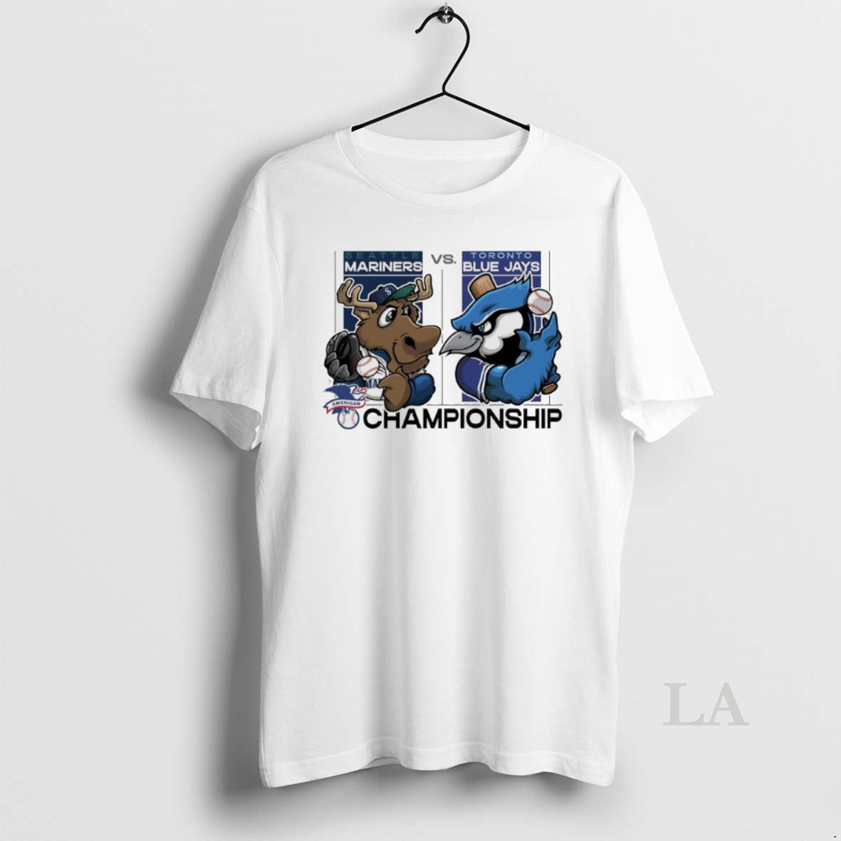 Original Seattle Mariners Vs Toronto Blue Jays 2025 Alcs Matchups Mascot T-Shirts, Hoodie, Sweatshirt | InkRitualCo.com