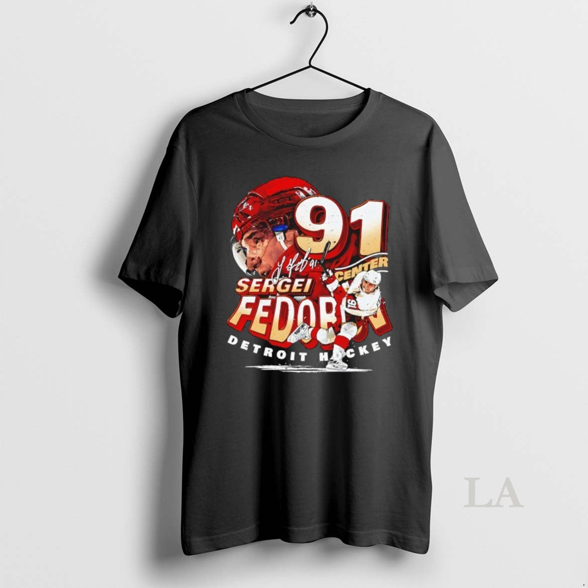 Original Sergei Fedorov 91 Detroit Red Wings Hockey Player Name T-Shirts, Hoodie, Sweatshirt | InkRitualCo.com