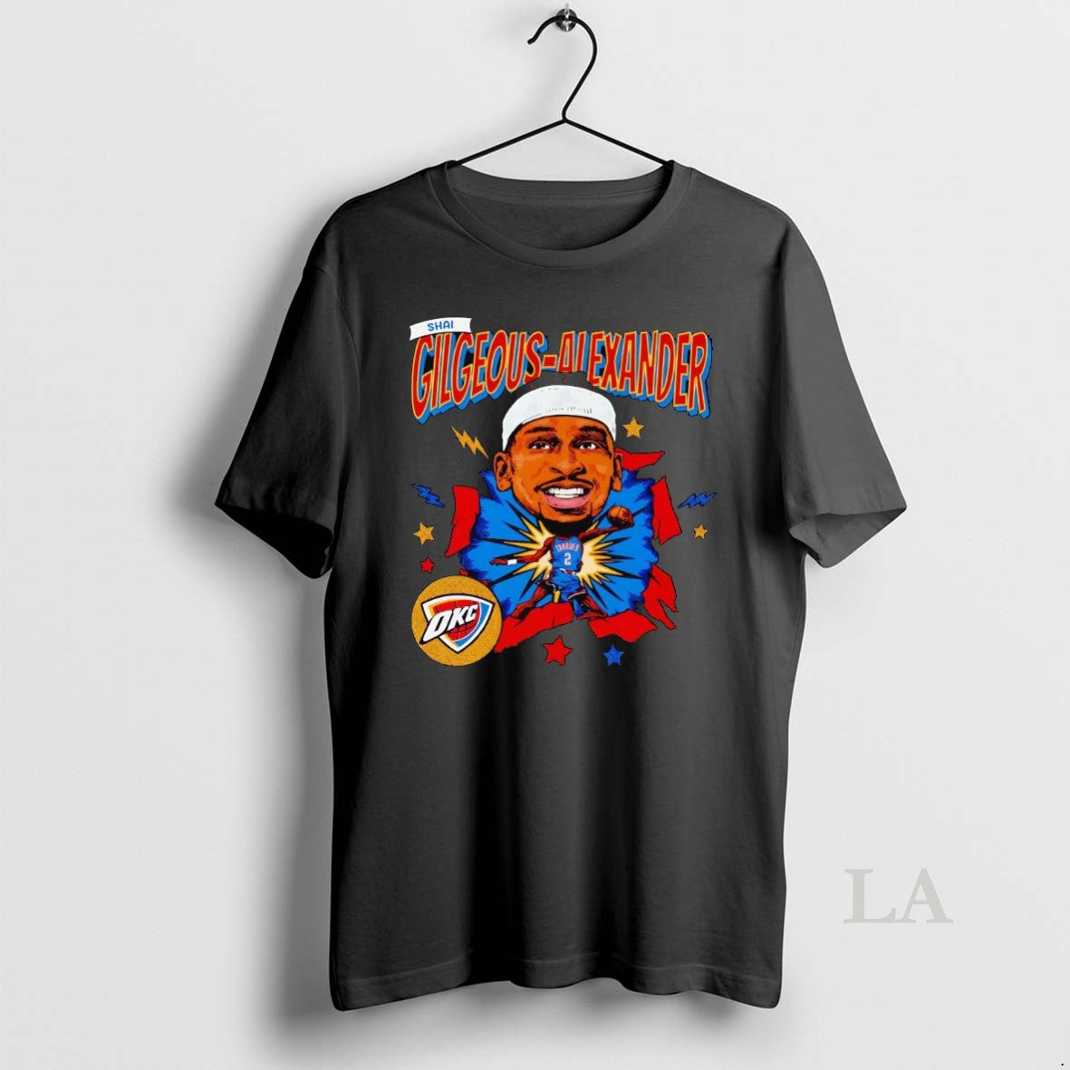 Original Shai Gilgeous Alexander Big Head Caricature Oklahoma City Thunder T-Shirts, Hoodie, Sweatshirt | InkRitualCo.com