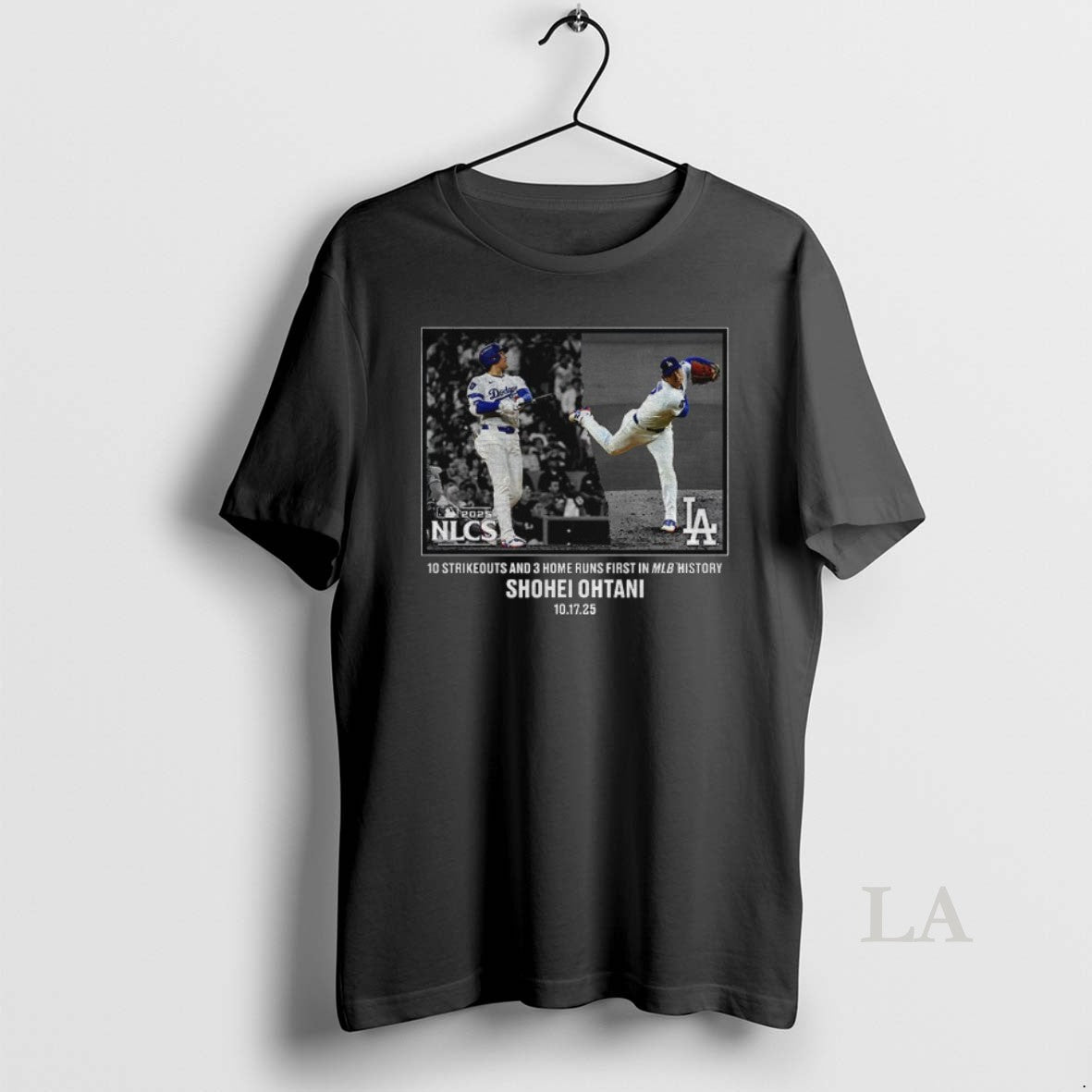 Original Shohei Ohtani Dodgers 2025 Mlb Postseason Moment 10 Strikeouts 3 Home Runs T-Shirts, Hoodie, Sweatshirt