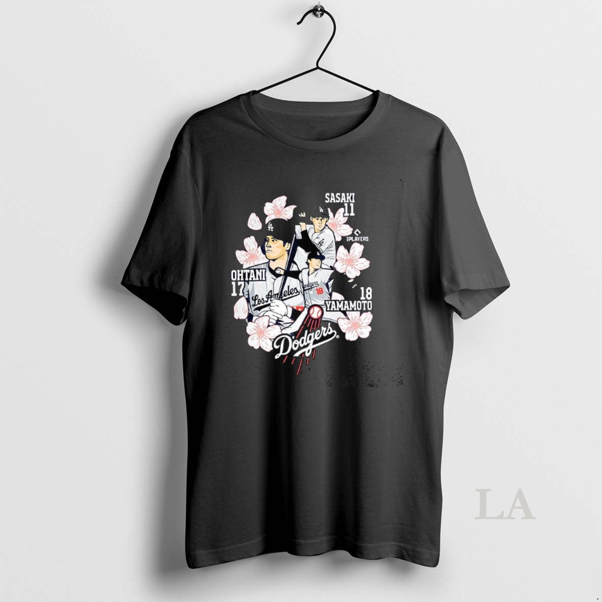 Original Shohei Ohtani And Yoshinobu Yamamoto Los Angeles Dodgers Flower T-Shirts, Hoodie, Sweatshirt | InkRitualCo.com