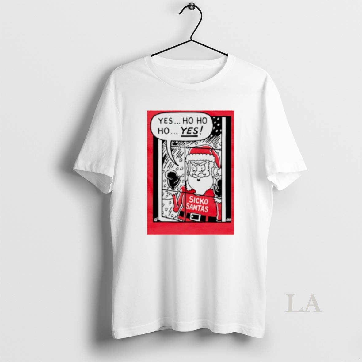 Original Sicko Santa Yes Ho Ho Ho Yes Comic T-Shirts, Hoodie, Sweatshirt | InkRitualCo.com
