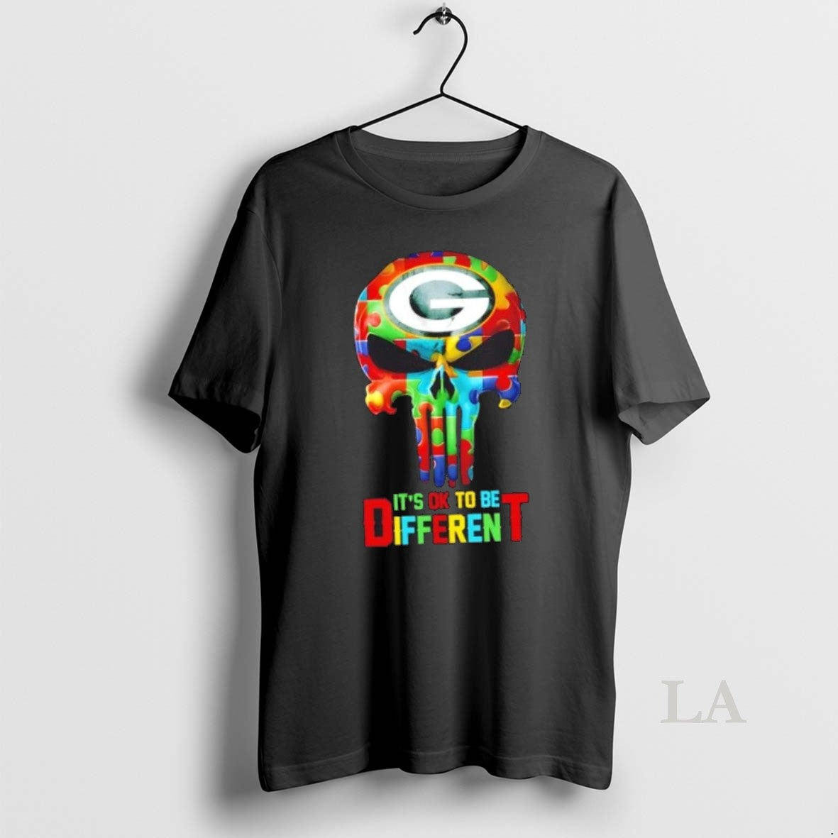 Original Skull Green Bay Packers Its Ok To Be Different T-Shirts, Hoodie, Sweatshirt | InkRitualCo.com