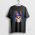 Original Skull Wearing A Cap Syracuse Orange Us Flag T-Shirts, Hoodie, Sweatshirt | InkRitualCo.com