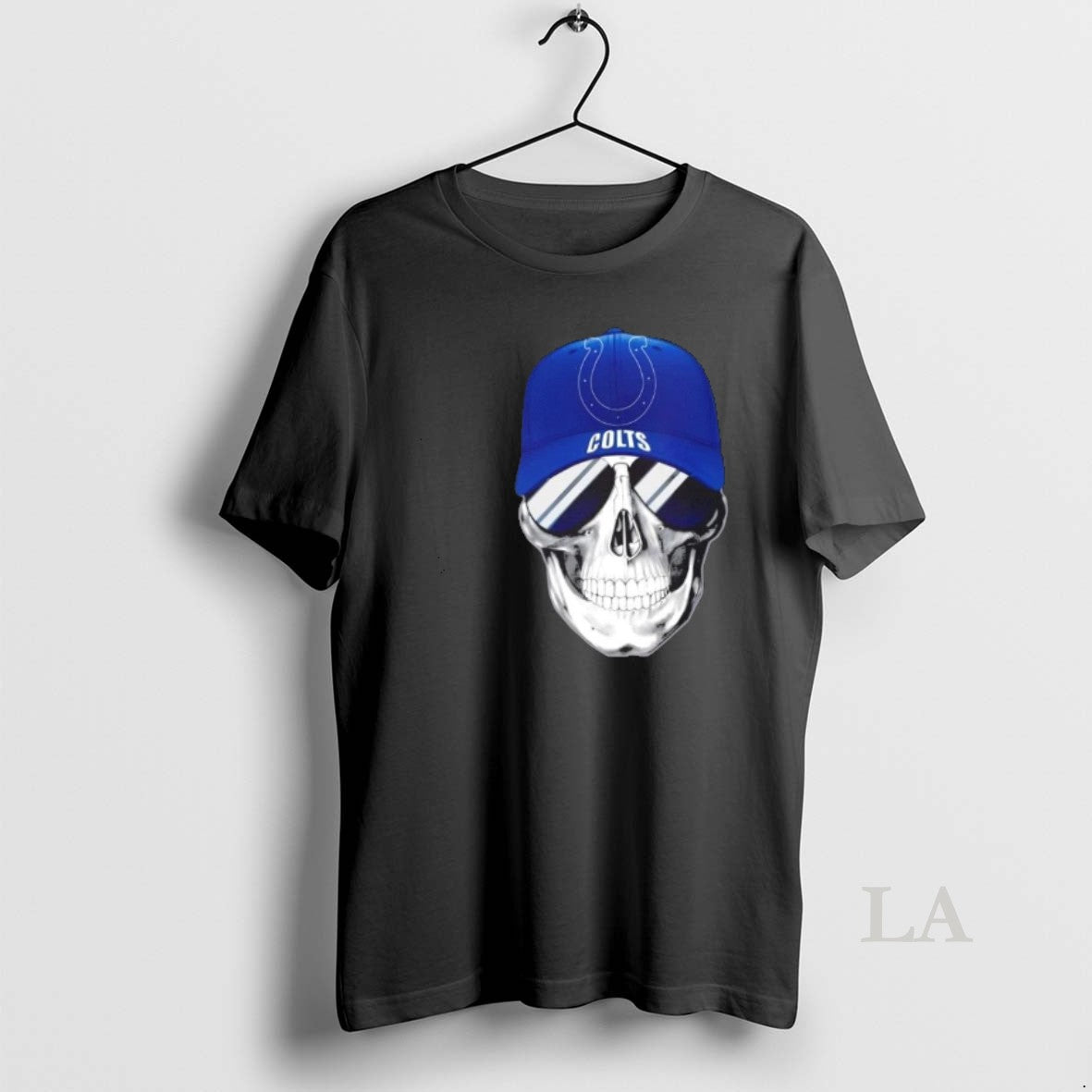 Original Skull Wearing A Cap And Smile Indianapolis Colts Fans T-Shirts, Hoodie, Sweatshirt | InkRitualCo.com