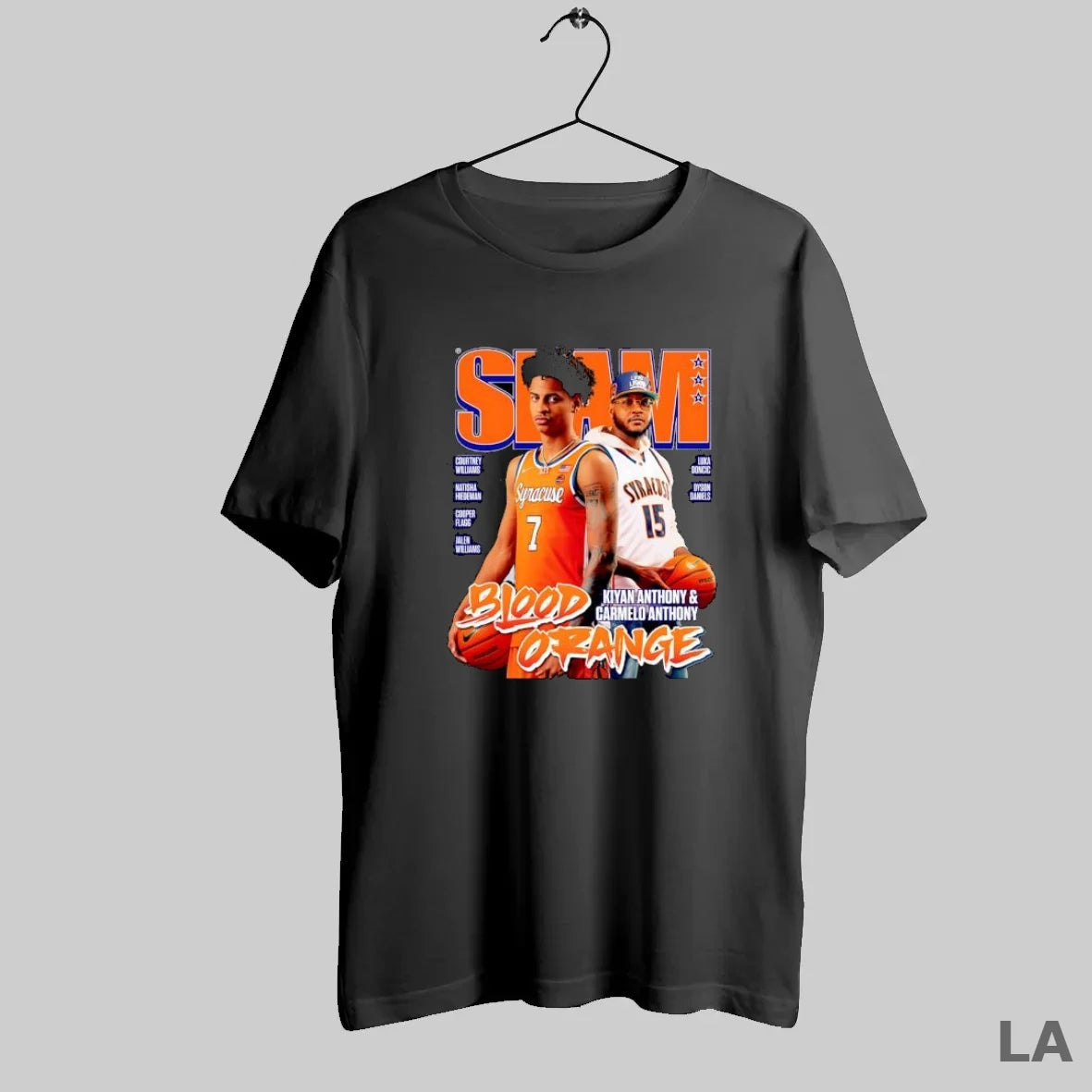 Original Slam Magazine Blood Orange Kiyan Anthony Carmelo Anthony Syracuse Basketball T-Shirts, Hoodie, Sweatshirt