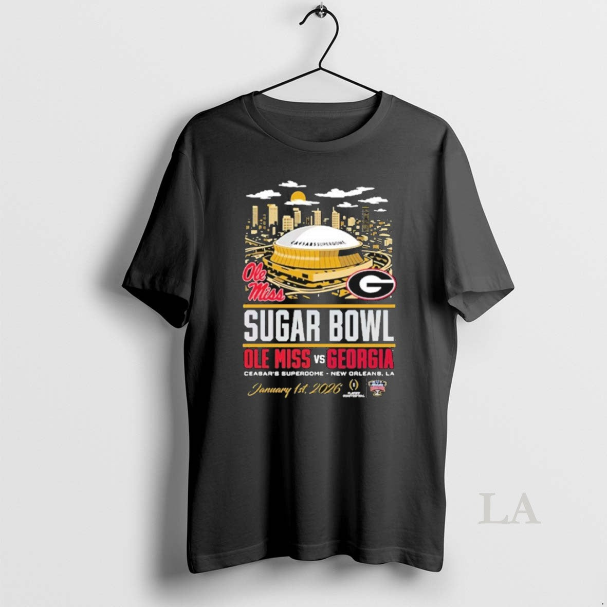 Original Something Inked Georgia Bulldogs Black 2026 Sugar Bowl Head To Head T-Shirts, Hoodie, Sweatshirt | InkRitualCo.com