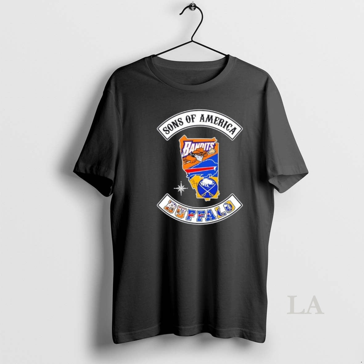 Original Son Of America Buffalo Map Sports Logos Combine T-Shirts, Hoodie, Sweatshirt | InkRitualCo.com
