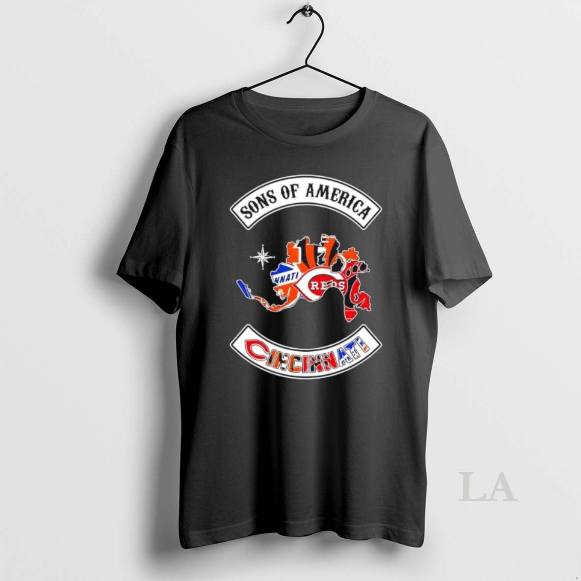 Original Son Of America Cincinnati Map Sports Logos Combine T-Shirts, Hoodie, Sweatshirt | InkRitualCo.com