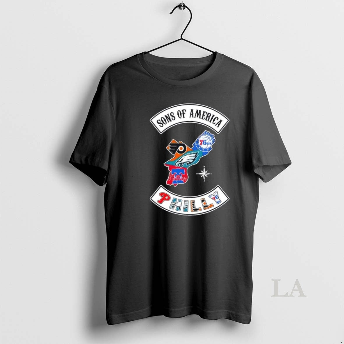 Original Son Of America Philadelphia Map Sports Logos Combine T-Shirts, Hoodie, Sweatshirt | InkRitualCo.com