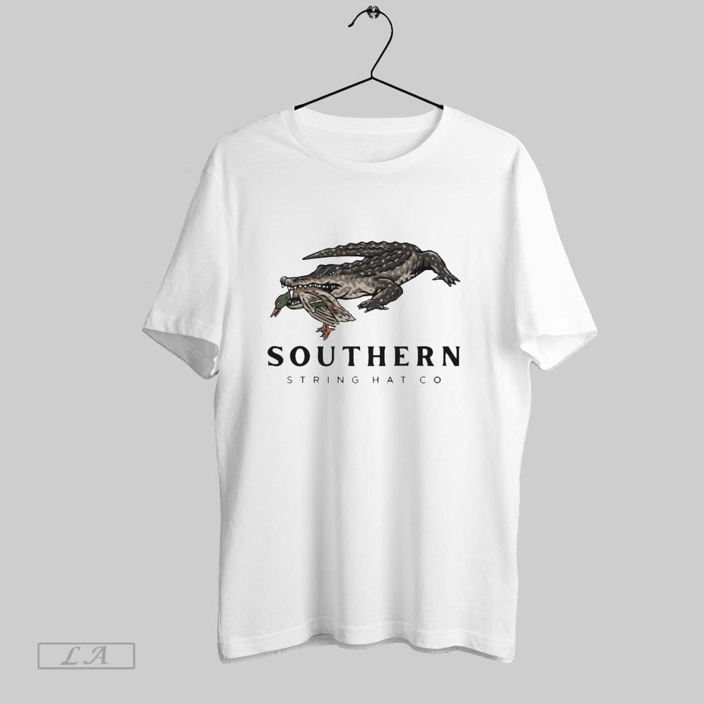 Original Southern String Hats Swamp Chomper Gator Duck T-Shirts, Hoodie, Sweatshirt | InkRitualCo.com