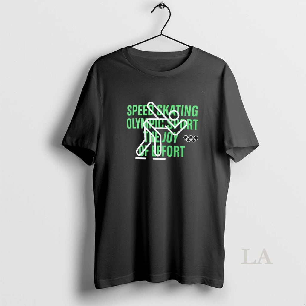 Original Speed Skating Olympic 2026 Sport The Joy Of Effort T-Shirts, Hoodie, Sweatshirt | InkRitualCo.com