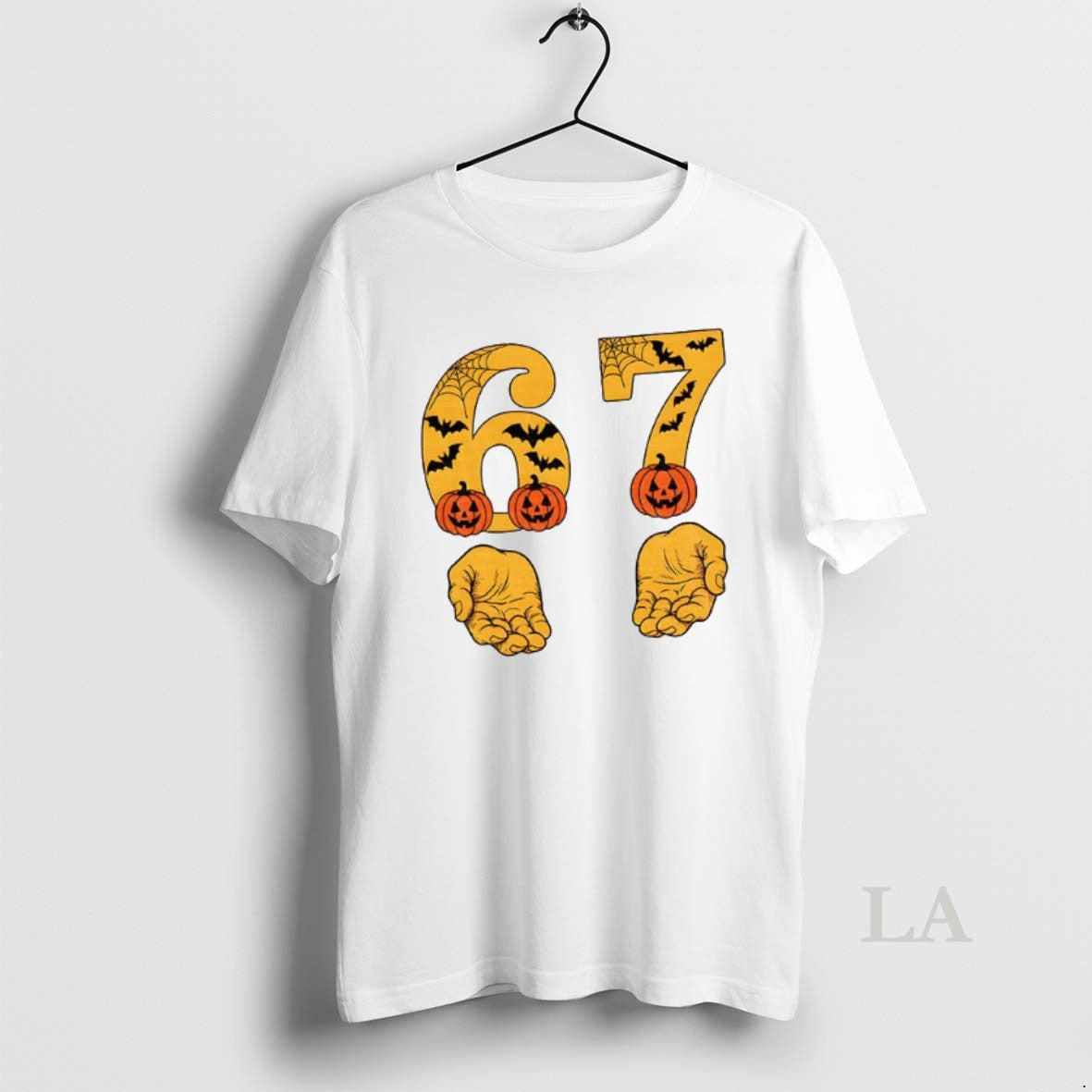 Original Spooky 6 7 Halloween Numbers Bats Pumpkins T-Shirts, Hoodie, Sweatshirt | InkRitualCo.com