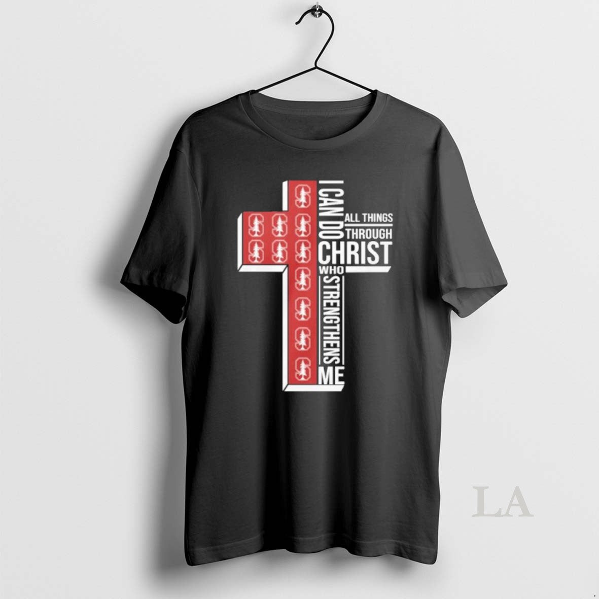 Original Stanford Basketball Logo I Can Do All Things Through Christ Who Strengthens Me T-Shirts, Hoodie, Sweatshirt