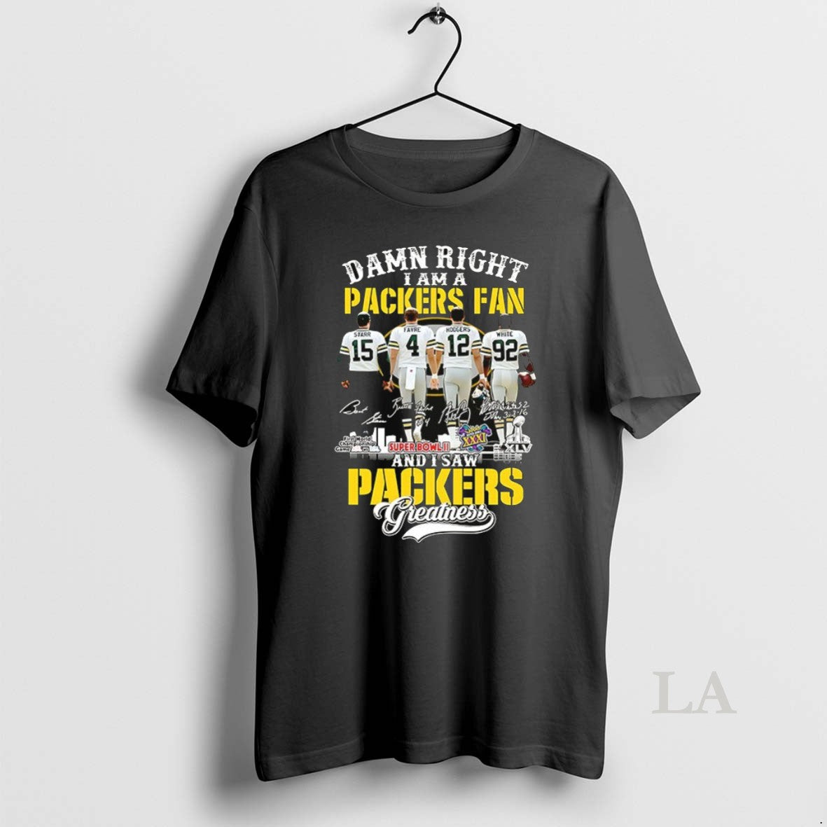 Original Starr Favre Rodgers White Damn Right I Am A Packers Fan And I Saw T-Shirts, Hoodie, Sweatshirt | InkRitualCo.com