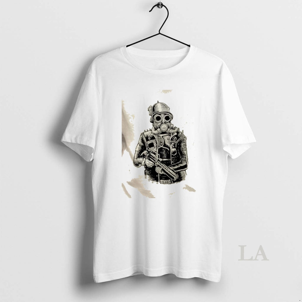 Original Steampunk Soldier Gas Mask Rifle T-Shirts, Hoodie, Sweatshirt | InkRitualCo.com