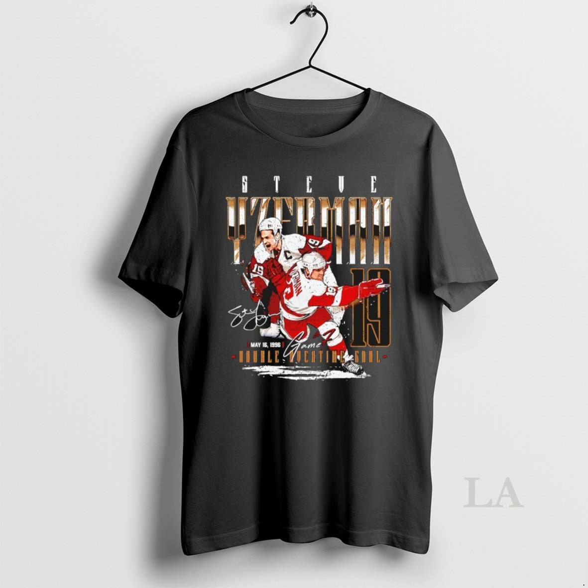 Original Steve Yzerman 19 Detroit Red Wings Hockey Game 7 1996 Signature T-Shirts, Hoodie, Sweatshirt | InkRitualCo.com