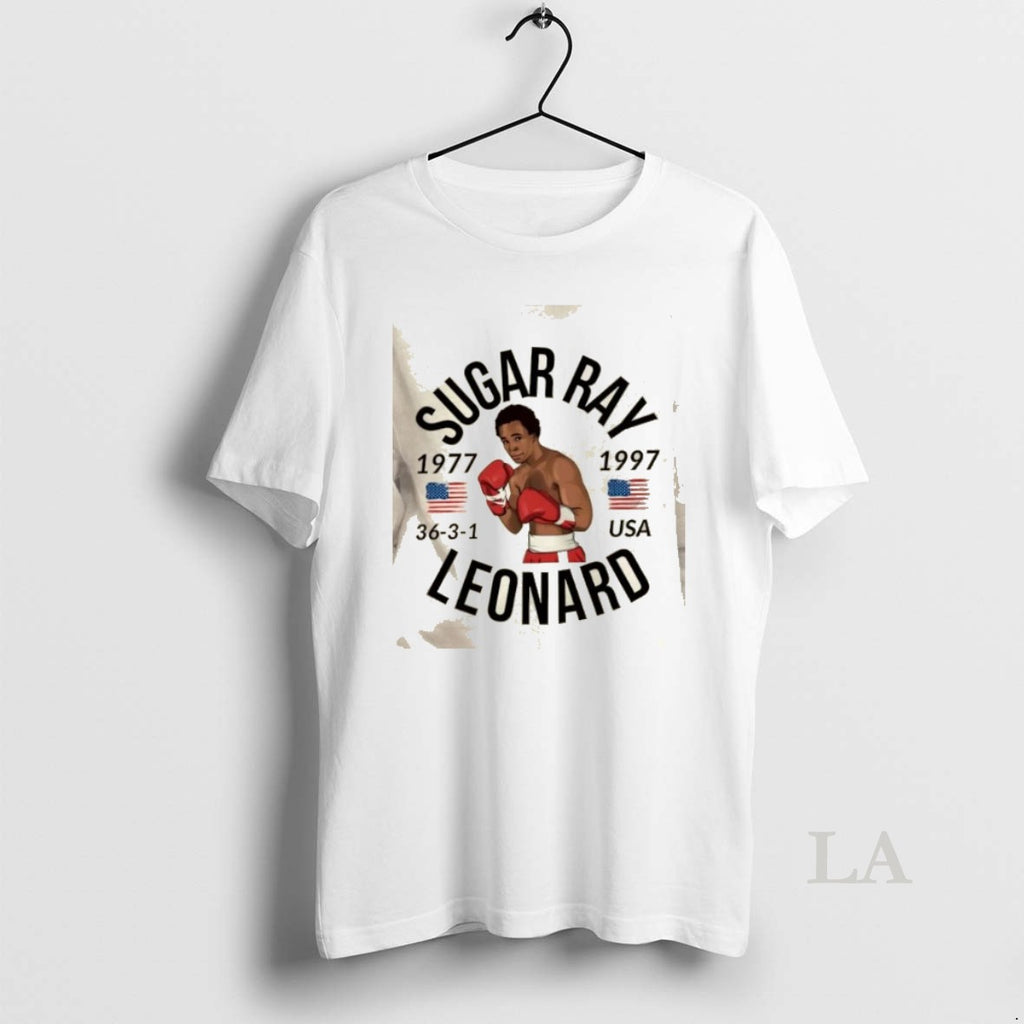 Original Sugar Ray Leonard 1977 Usa Flag T-Shirts, Hoodie, Sweatshirt | InkRitualCo.com