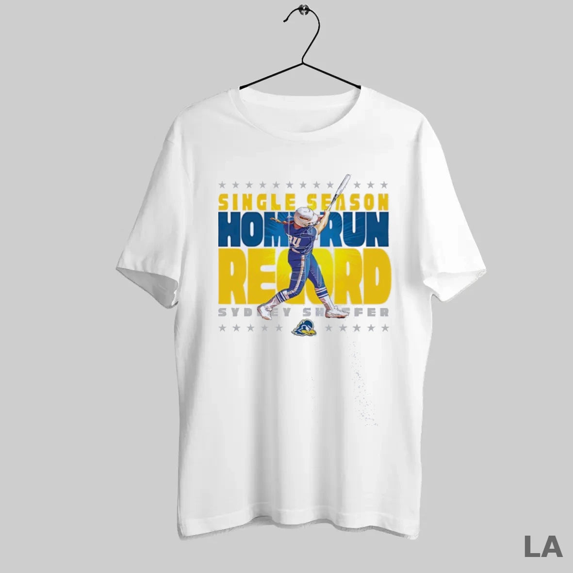 Original Sydney Shaffer Single Season Home Run Record Delaware Blue Hens Safety Baseball T-Shirts, Hoodie, Sweatshirt