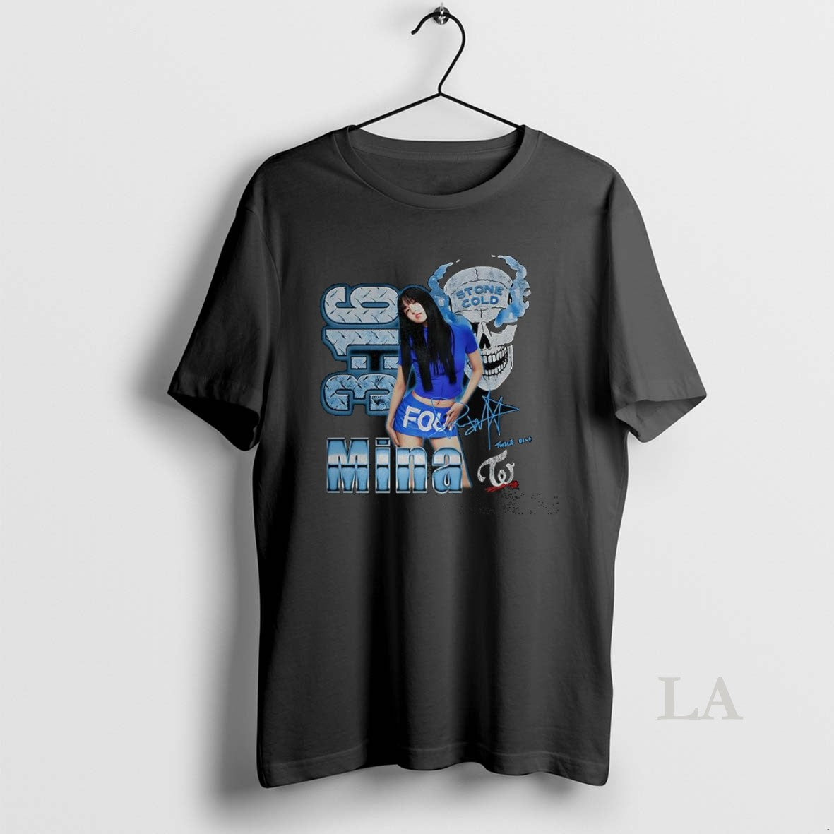 Original Twice Mina Stone Cold Skull Burning 3 16 Signature T-Shirts, Hoodie, Sweatshirt | InkRitualCo.com
