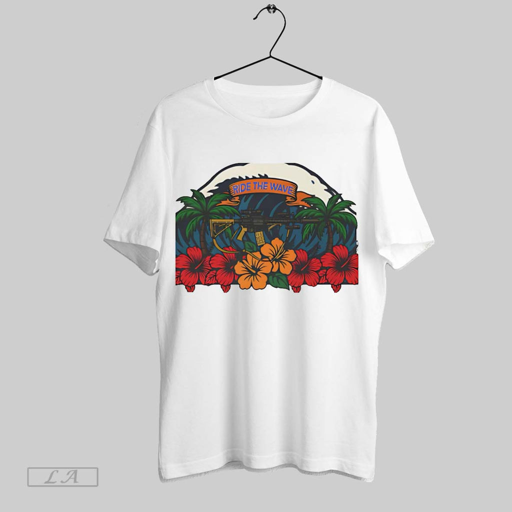 Original Tactical Rifle Ride The Wave White Poster T-Shirts, Hoodie, Sweatshirt | InkRitualCo.com