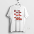 Original Tampa Bay Buccaneers She Is Football 2025 T-Shirts, Hoodie, Sweatshirt | InkRitualCo.com