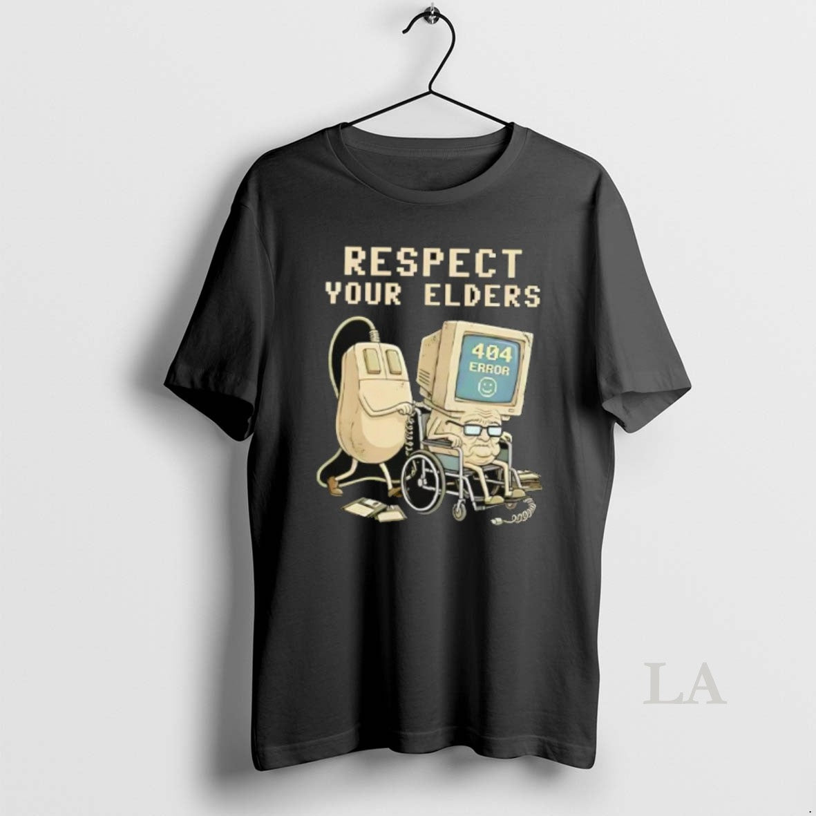 Original Tech 404 Error Hilarious Respect Your Elders Retro T-Shirts, Hoodie, Sweatshirt | InkRitualCo.com