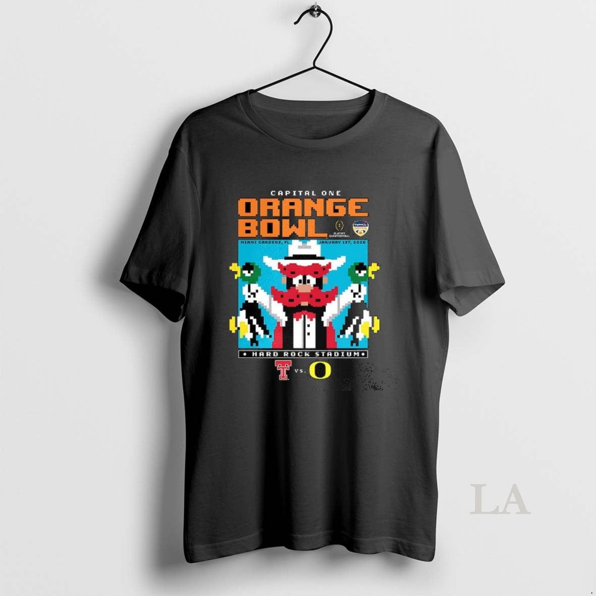 Original Texas Tech Red Raiders Cfp Capital One Orange Bowl 2025 Duck Hunt Pixel Art T-Shirts, Hoodie, Sweatshirt